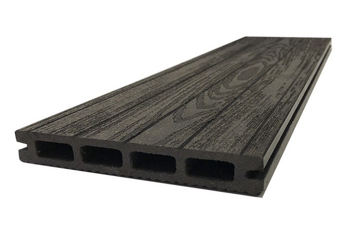 Доска террасная ДПК NanoWood «Lite» Derevo двухсторонняя - Антрацит 140×20 см купить в Луганске