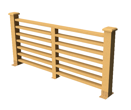 Декоративное ограждение из ДПК GRINDERDECO Марсело песчаник купить в Луганске