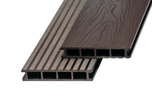 Террасная доска из ДПК ECODECKING HIT в цвете Венге купить в Луганске