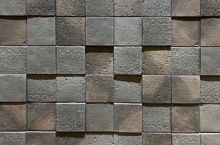 Фиброцементные панели КАНЬОН коллекция 3D-МОЗАЙКА 45 купить в Луганске