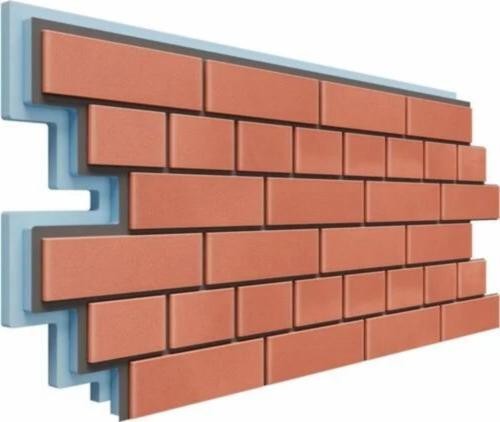 Термопанели Доломит Кирпич 40 мм Красного цвета купить в Луганске