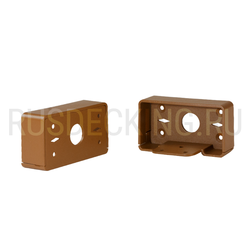 Комплект крепления перил прямое RusDecking Unodeck Орех купить в Луганске