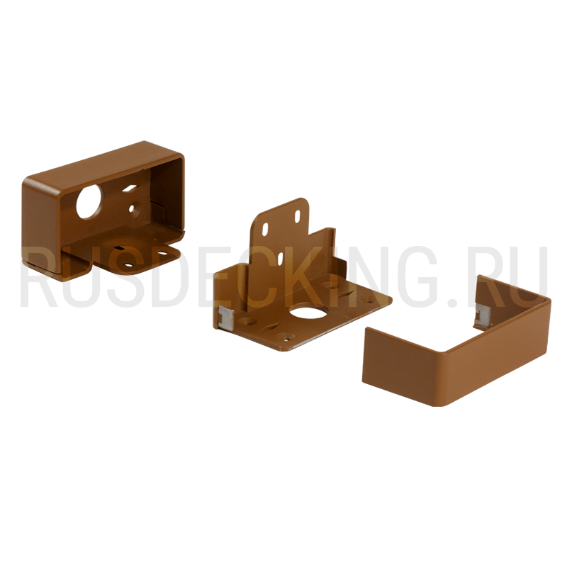 Комплект крепления перил прямое RusDecking Unodeck Орех купить в Луганске