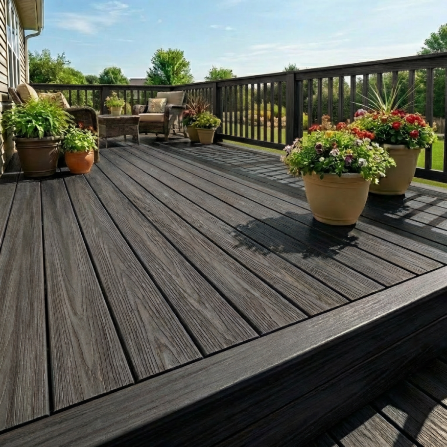Террасная доска ДПК GardenParkett Табула, Графит купить в Луганске