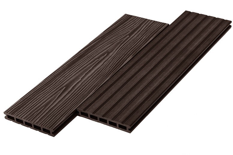 Террасная доска из ДПК RusDecking Unodeck Mogano - Цвет Венге купить в Луганске