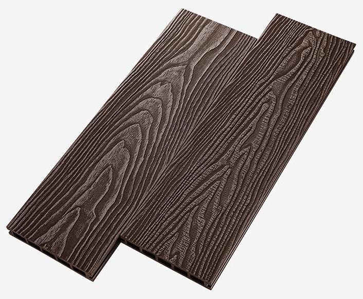 Террасная доска из ДПК RusDecking Unodeck Vintage - Цвет Венге купить в Луганске