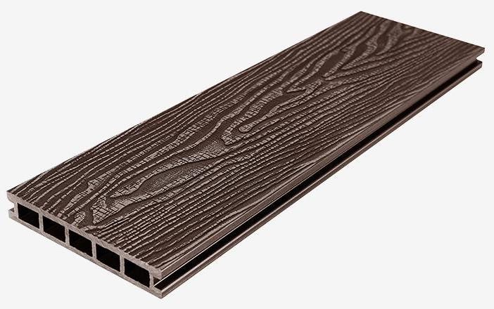 Террасная доска из ДПК RusDecking Unodeck Vintage - Цвет Венге купить в Луганске