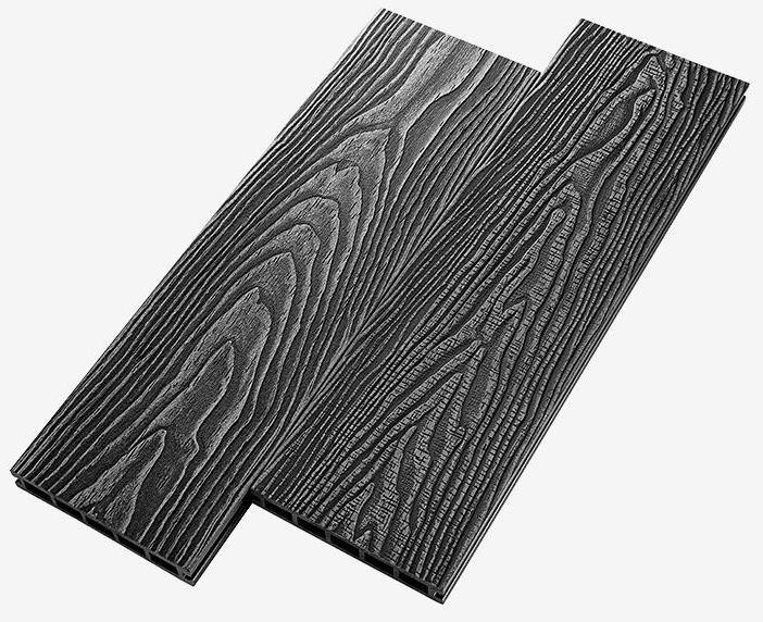 Террасная доска из композитного материала RusDecking Unodeck Vintage - Цвет Графит купить в Луганске