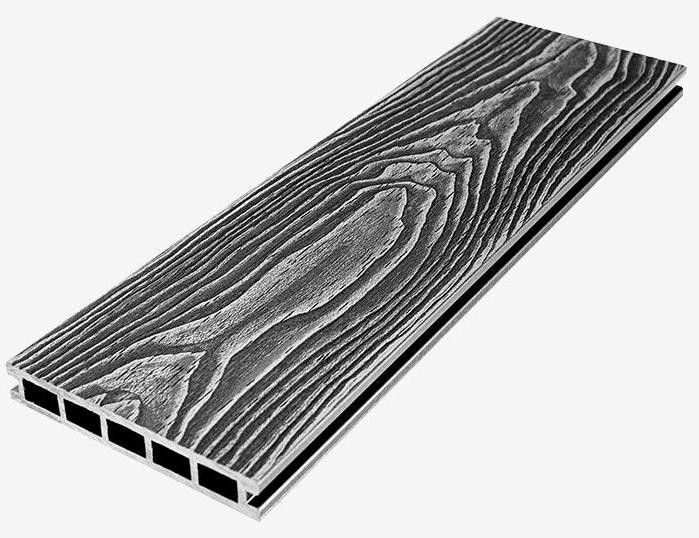 Террасная доска из композитного материала RusDecking Unodeck Vintage - Цвет Графит купить в Луганске