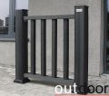 Ограждение из ДПК Outdoor Classic 3D STORM черного цвета купить в Луганске