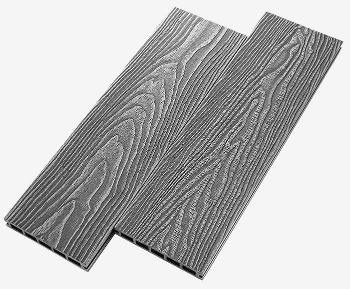 Террасная доска из ДПК RusDecking Unodeck Vintage - Цвет: Серый купить в Луганске