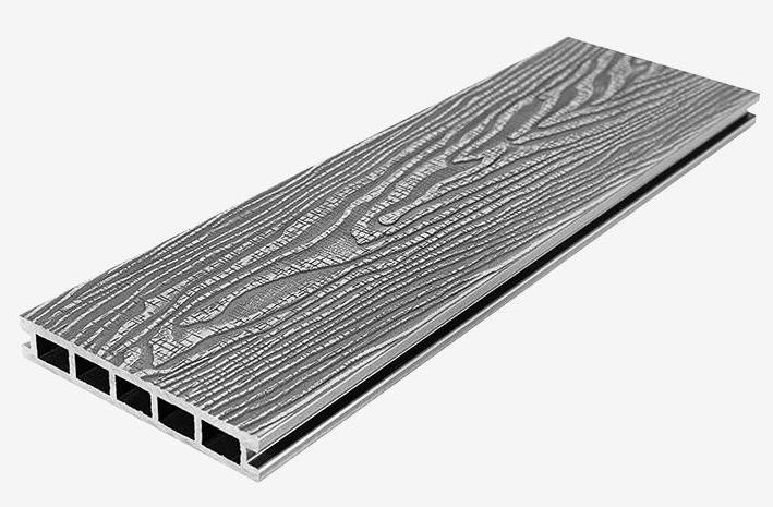 Террасная доска из ДПК RusDecking Unodeck Vintage - Цвет: Серый купить в Луганске