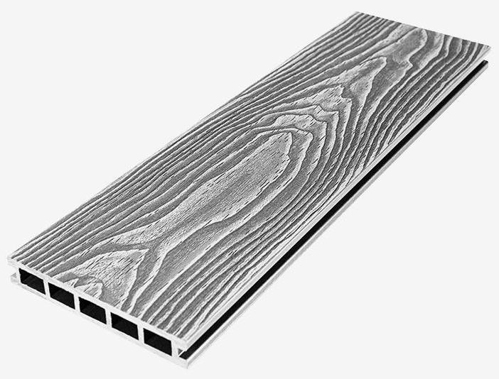 Террасная доска из ДПК RusDecking Unodeck Vintage - Цвет: Серый купить в Луганске