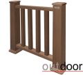 Ограждение из ДПК Outdoor Classic 3D STORM в коричневом миксе. купить в Луганске