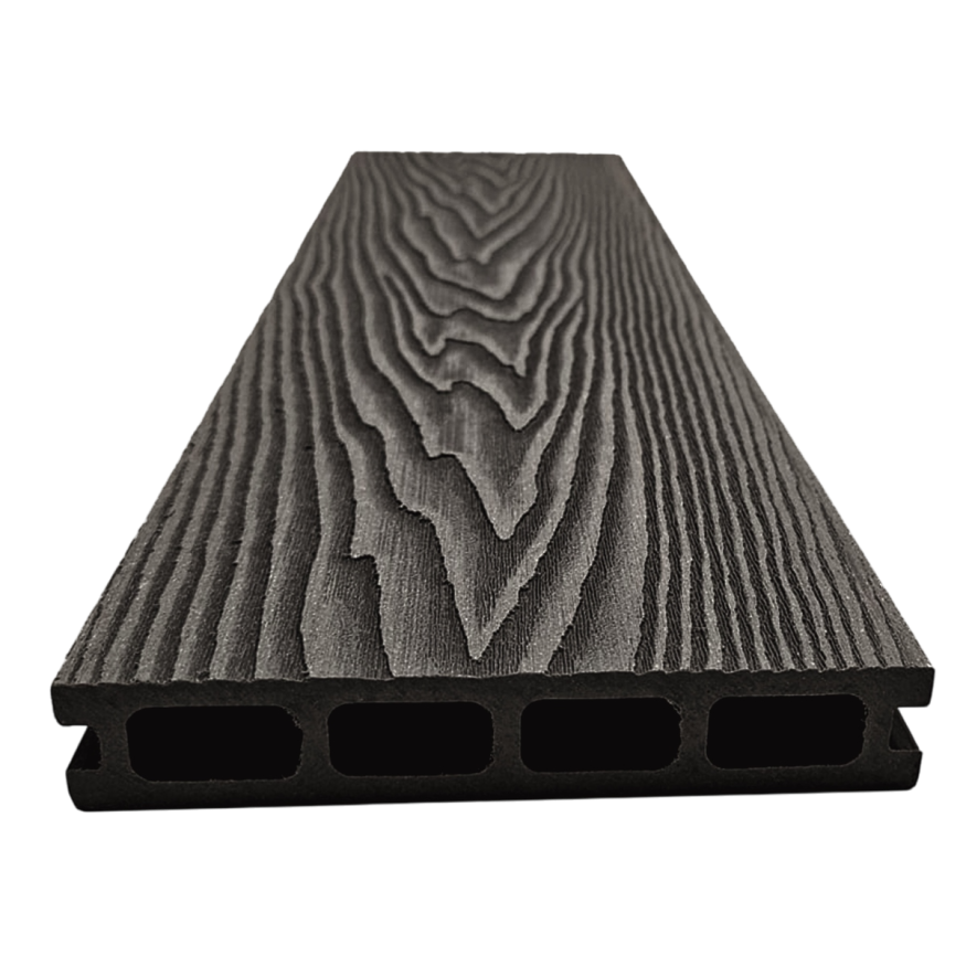 Террасная доска ДПК NanoWood 3D Double Антрацит купить в Луганске