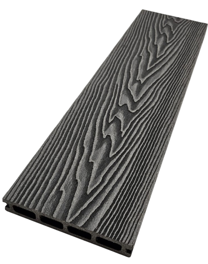 Террасная доска ДПК NanoWood 3D Double Антрацит купить в Луганске
