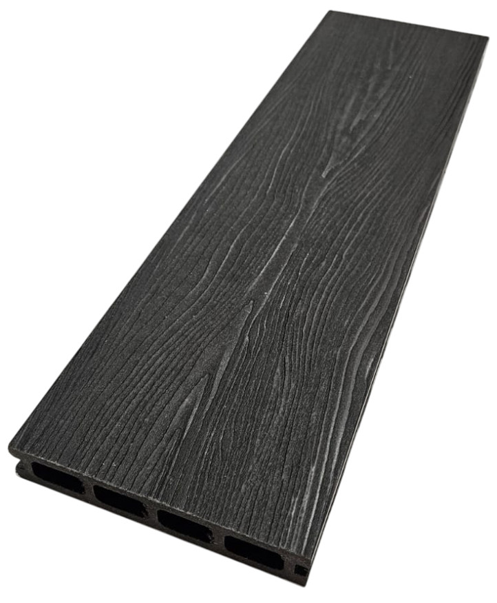 Террасная доска ДПК NanoWood 3D Double Антрацит купить в Луганске
