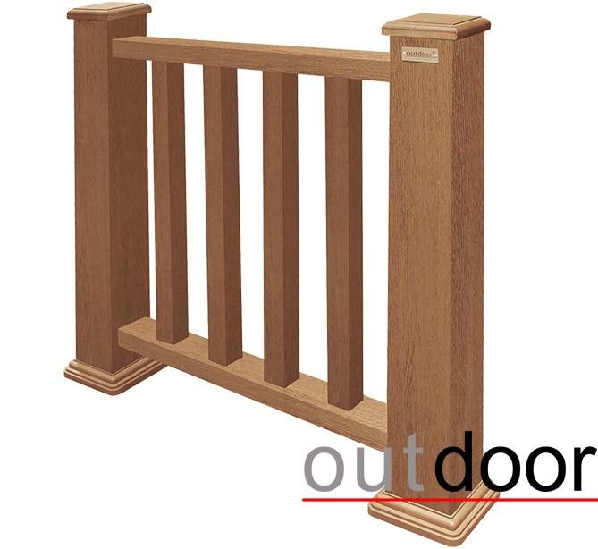 Ограждение из ДПК Outdoor Классик 3D STORM дубовый. купить в Луганске