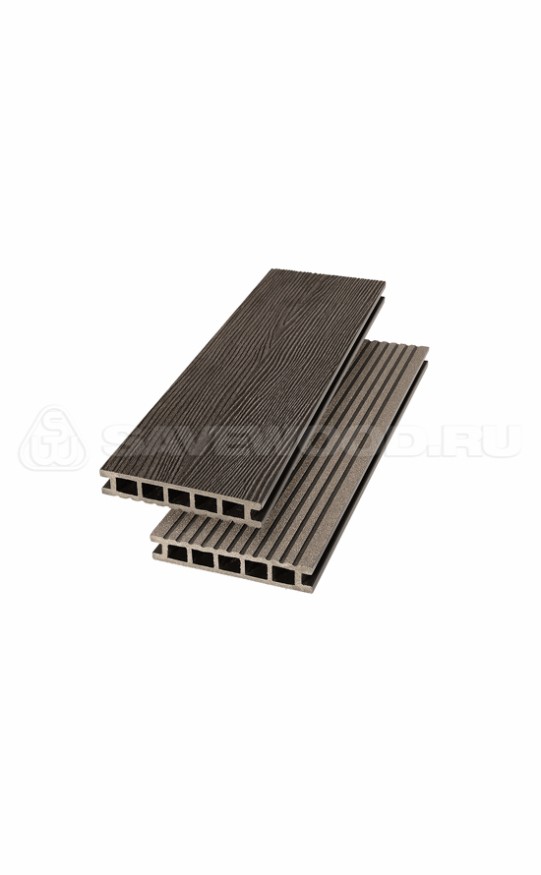 Террасная доска ДПК SaveWood, SW Ornus (R), Темно-коричневый купить в Луганске