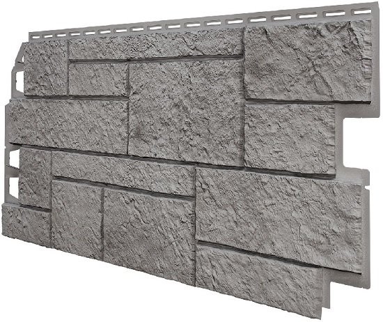 Фасадная панель VOX Sandstone (Сандстоун) светло-серого цвета купить в Луганске