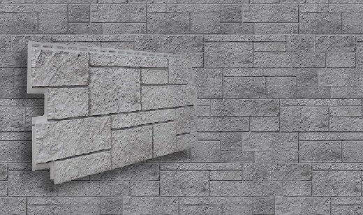 Фасадная панель VOX Sandstone (Сандстоун) светло-серого цвета купить в Луганске