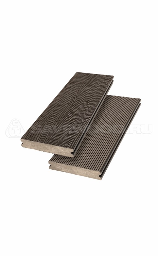 Террасная доска ДПК SaveWood, SW Abies (R), Темно-коричневый купить в Луганске