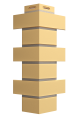 Угол Docke, Standard, Flemish (Флемиш) Жёлтый купить в Луганске