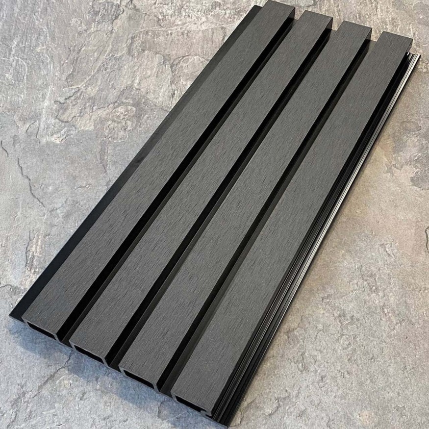 Фасадная реечная панель EasyDecking, Wood-X, Черное дерево купить в Луганске