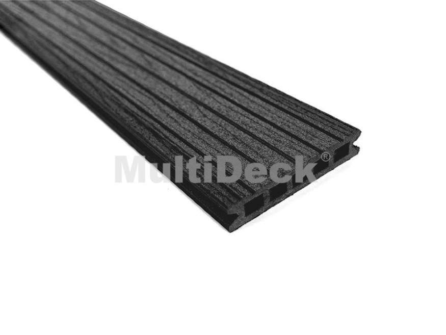 Террасная доска из ДПК MultiDeck Pro Цвет: Черный бархат купить в Луганске