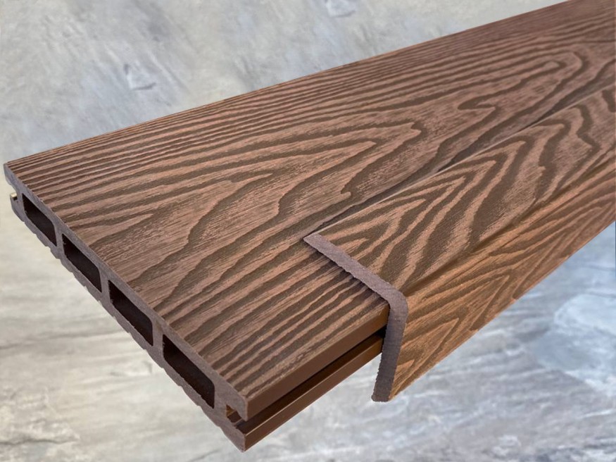 Террасная доска ДПК EasyDecking, Wood-X, Коричневый купить в Луганске