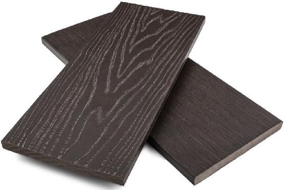 Полнотелая заборная доска ДПК NanoWood цвета Венге купить в Луганске