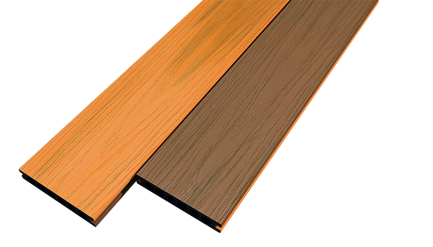 Teak / Latte | Двухсторонняя террасная доска WOODVEX Dual купить в Луганске