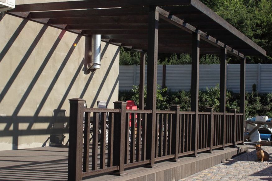 Комплект ограждения Holzhof Венге купить в Луганске
