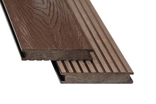 Террасная доска ECODECKING Premium из ДПК, цвет Коричневый купить в Луганске