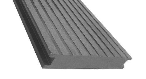 Террасная доска ECODECKING Premium из ДПК в сером цвете купить в Луганске