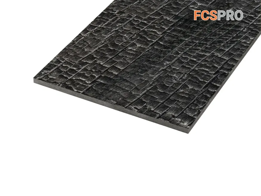 Фиброцементная панель FCSPRO Decor Wood Угольное купить в Луганске
