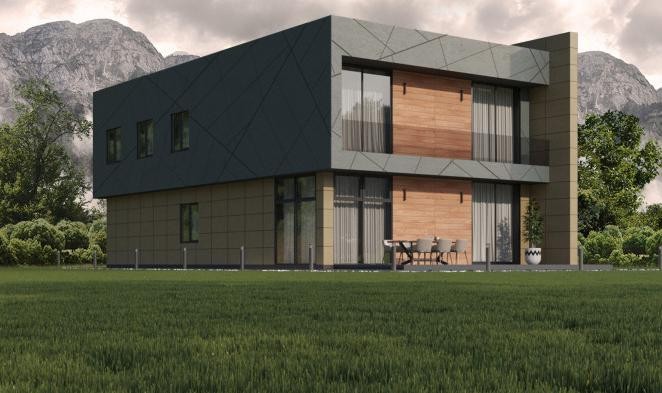 Фиброцементные панели Roofas COLOR Line Серый купить в Луганске