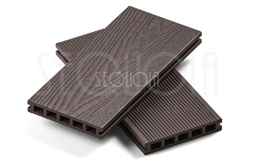Доска террасная ДПК 3D SEQUOIA Evolution BROWN купить в Луганске