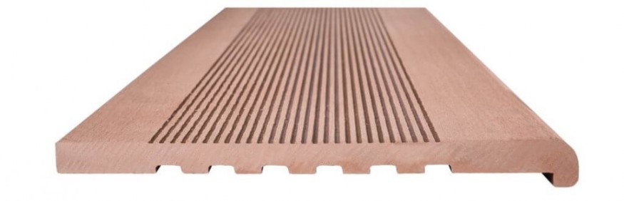 Ступени из ДПК NanoWood - Какао, полнотелые купить в Луганске