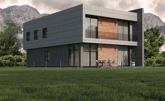 Фиброцементный сайдинг Roofas COLOR Line Светло-серый купить в Луганске