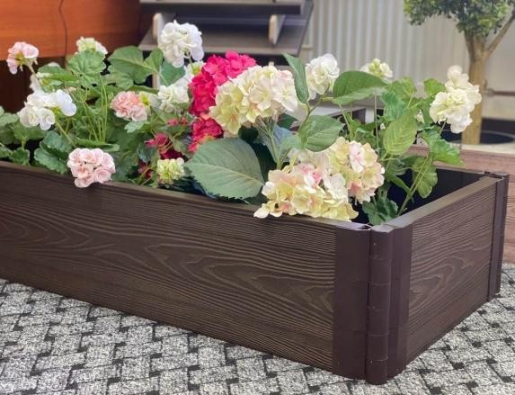 Доска для грядок и клумб из ДПК 3D, 25х150х2950, цвет венге. купить в Луганске