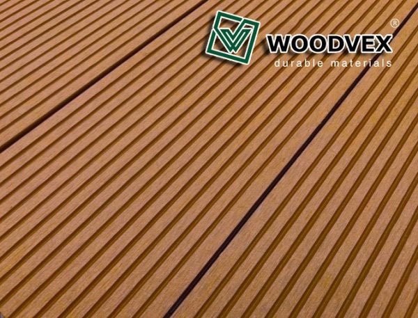 Террасная доска WOODVEX Select из ДПК в цвете Терракота купить в Луганске
