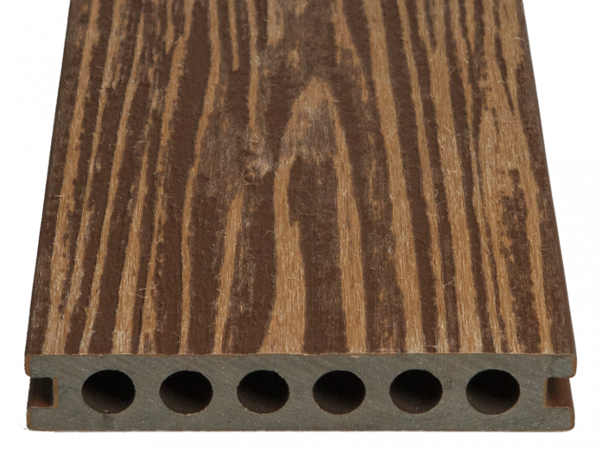 Террасная доска из ДПК CM Decking, Zebrano, Коричневый купить в Луганске