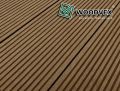 Террасная доска WOODVEX Select из ДПК темно-коричневого цвета купить в Луганске