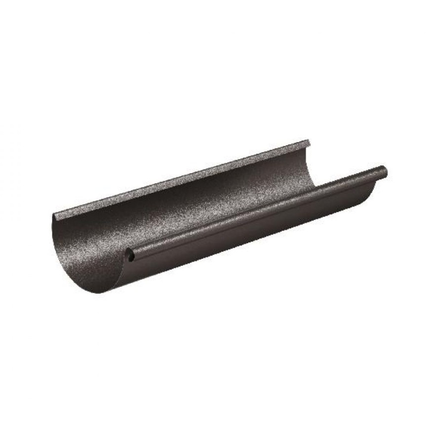 Водосточный желоб Aquasystem RR 32, тёмно-коричневый матовый, 3.00 м, 150/100 купить в Луганске