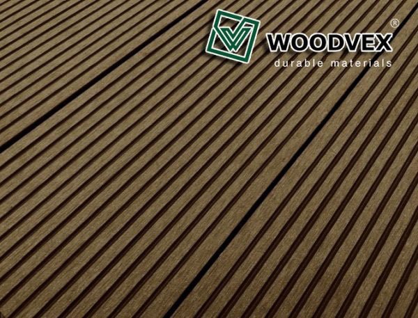 Террасная доска из ДПК WOODVEX Select в цвете Венге купить в Луганске
