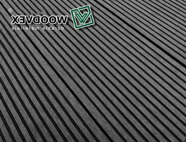 Террасная доска WOODVEX Select из ДПК в цвете Графит купить в Луганске